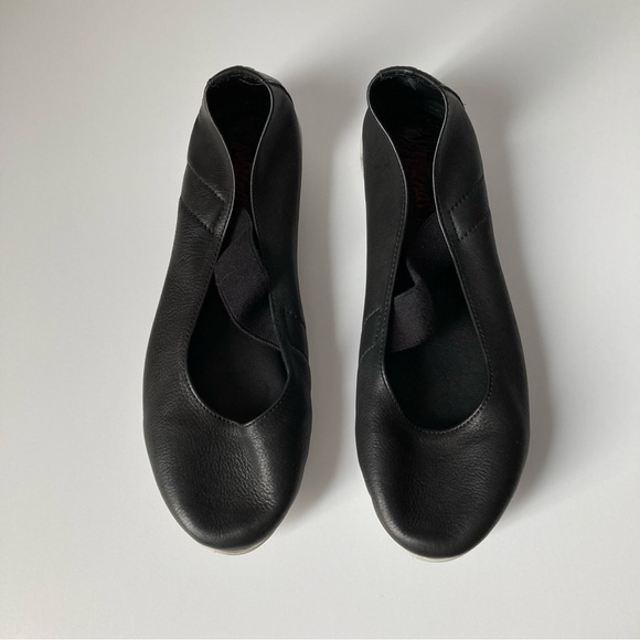 Softinos Shoes - Softinos Quality Black Leather Modern Comfortable Cool Mary Jane Feminine Flats